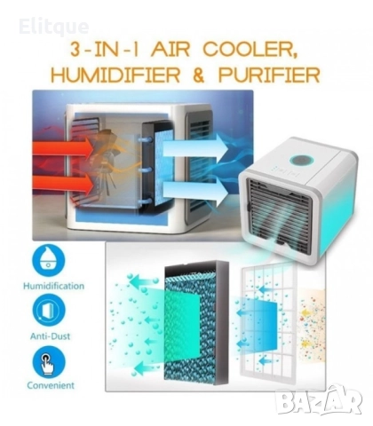 Преносим охладител за въздух с вода Арктик кулър 3 в 1, снимка 7 - Друга електроника - 52853909