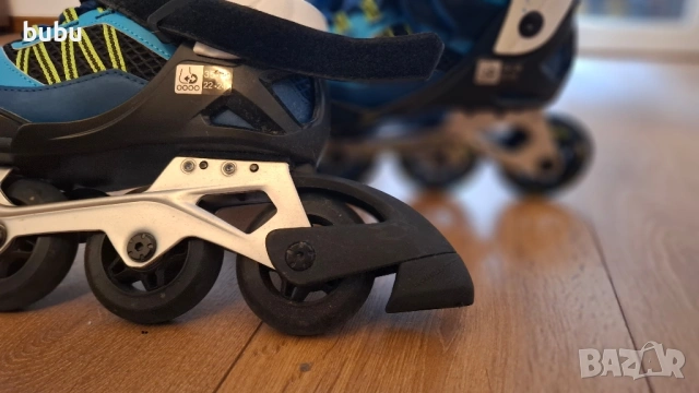 Oxelo Ролери 35-38 + накитници,наколенки и налакътници, снимка 3 - Ролери, кънки - 53062640