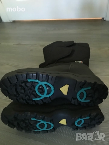 Италиански, черни ботуши номер 44, със система за допълнително сцепление - Alpi System и с от, снимка 6 - Мъжки ботуши - 52322637