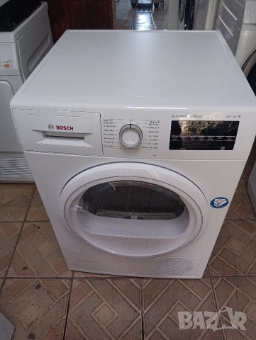 Сушилня с термопомпа Бош Bosch Serie 6 A+++ 8кг 2 години гаранция!