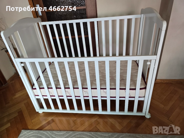 Бебешка кошара, матрак, стол за хранене, нагревател Philips Avent Premium, снимка 5 - Кошарки - 52567418