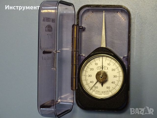 Грамометър CORREX HAAG-STREIT Bern tension gauge Gramm Pond 50-0-50, снимка 6 - Други инструменти - 46657500