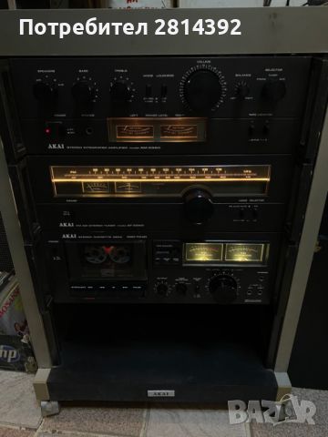 Аудио система AKAI с дек AKAI GXC-704D тунер AKAI AT-2250 усилвател AKAI AM-2350 + ракла, снимка 4 - Декове - 45669825