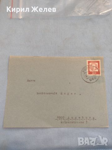 Стар пощенски плик с марки и печати Аугсбург Германия за КОЛЕКЦИЯ ДЕКОРАЦИЯ 45861, снимка 5 - Филателия - 46243416