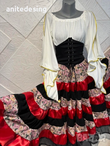 Костюм за ромски танци , снимка 10 - Костюми - 53580361