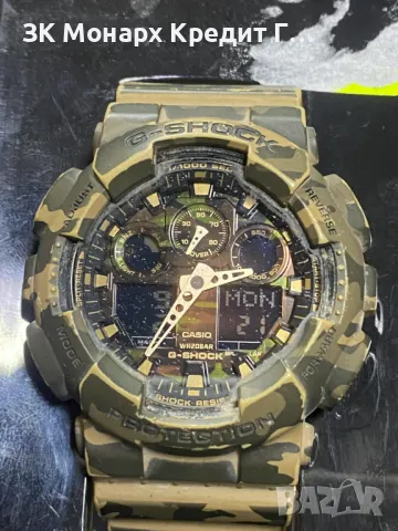 Часовник G-shock GA-100CM Camo, снимка 1 - Мъжки - 47098784