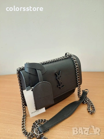 Черна чанта YSL /SG123, снимка 1 - Чанти - 40570993
