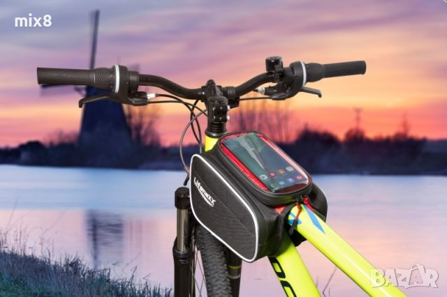 Чантичка за телефон за велосипед със странични джобове LifenaXX, снимка 3 - Аксесоари за велосипеди - 45369410