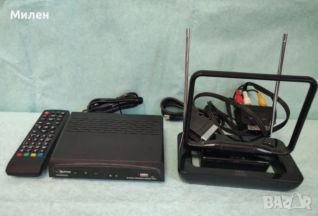Приемник декодер и антена за ефирна цифрова телевизия TV-Star DVB-Tuner тунер