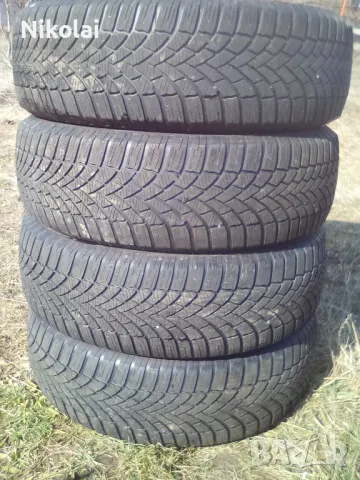 4бр зимни гуми 215/70R16 Bridgestone, снимка 1 - Гуми и джанти - 49275509