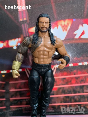 Екшън фигура WWE Roman Reigns Роман Рейнс ELITE SERIES Bloodline mattel figure елит, снимка 11 - Колекции - 48829963