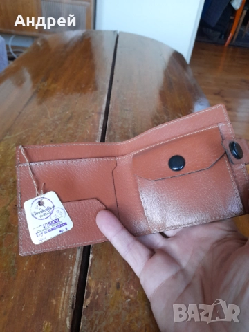Стар кожен портфейл,портмоне #26, снимка 5 - Други ценни предмети - 52028907