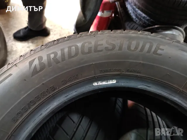 4бр.летни гуми BRIDGESTONE 205/65/15 94H DOT 4921, снимка 4 - Гуми и джанти - 49377698