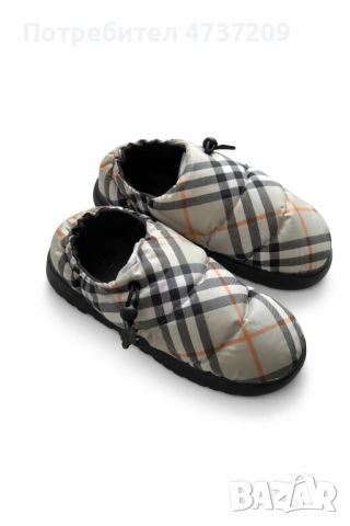 Burberry Check Quilted Mules (multicolour), снимка 3 - Ежедневни обувки - 53470948