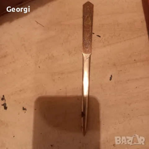 стар нож за писма, снимка 2 - Антикварни и старинни предмети - 49640800