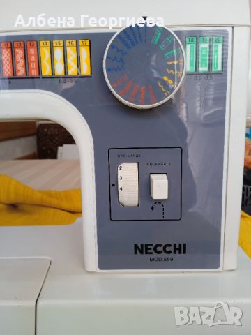 Метална многооперационна шевна машина NECCHI 559, снимка 3 - Шевни машини - 45886955