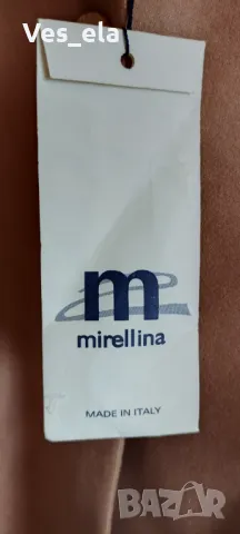 Mirellina италианско дълго бежаво сако, снимка 5 - Сака - 49609161