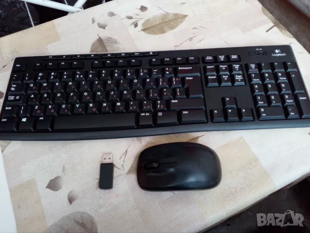 Клавиатура Logitech K270 и мишка M150 комплект, снимка 1 - Клавиатури и мишки - 47000639