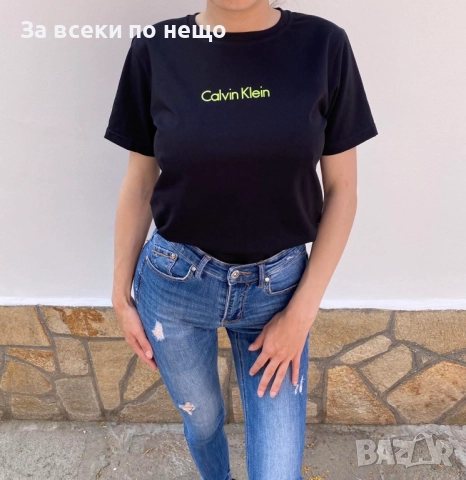Calvin Klein Унисекс Тениска👚👕Дамска Тениска Келвин Клайн 👕Мъжка Тениска - 3 Модела Код LFS578