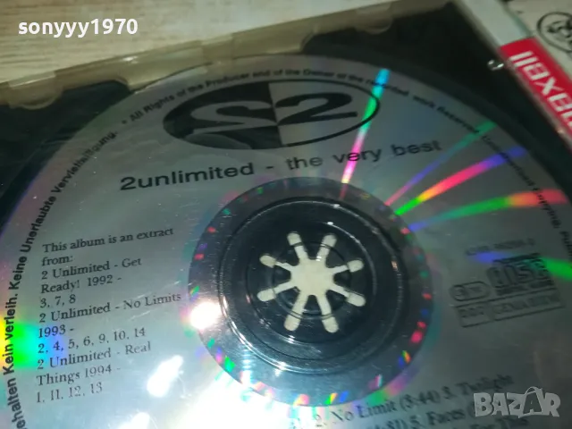 2 UNLIMITED CD 2303251923, снимка 6 - CD дискове - 49609651