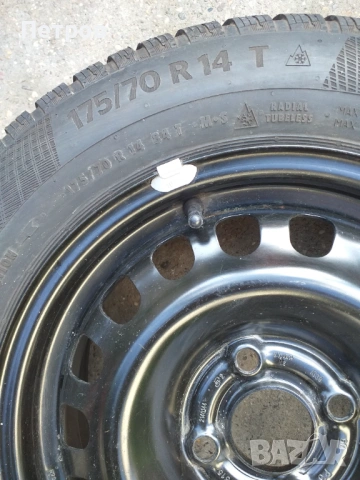 Продавам нови зимни гуми континентал 14 цола, снимка 4 - Гуми и джанти - 53219318