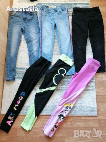 Пролетни дрешки за момиче 7-8г , снимка 1 - Детски панталони и дънки - 45380106