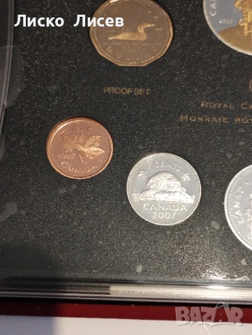 Канада 2007г. сет мат-гланц 8 броя монети 6 от тях сребро, снимка 8 - Нумизматика и бонистика - 53605447