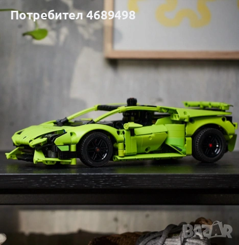 LEGO Technic Lamborghini Huracán Tecnica 42161 – конструктор суперкола – официален LEGO Technic моде, снимка 2 - Конструктори - 53169950