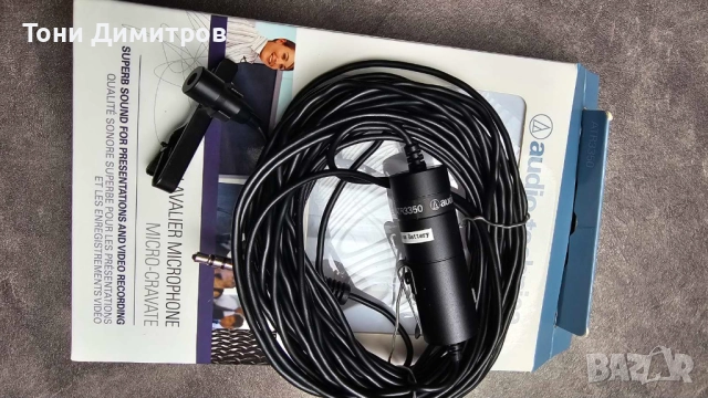Кондензаторен микрофон брошка audio-technica atr3350, снимка 3 - Микрофони - 51544719
