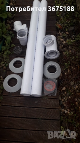 Комин за газов котел - КИТ за разделни потоци, метален