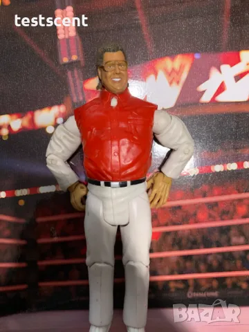 Екшън фигура WWE Bruce Prichard Брус Причар Brother Love WWE Jakks Ruthless Aggresion Legends, снимка 4 - Фигурки - 49552351