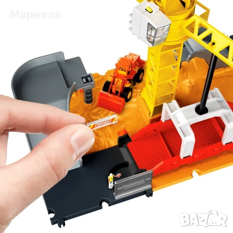 Игрален комплект Matchbox Action Drivers / Строителна Площадка, снимка 5 - Други - 53453613
