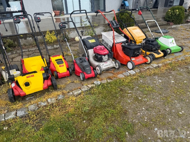 Бензинова косачка с кош, снимка 4 - Градинска техника - 54278975