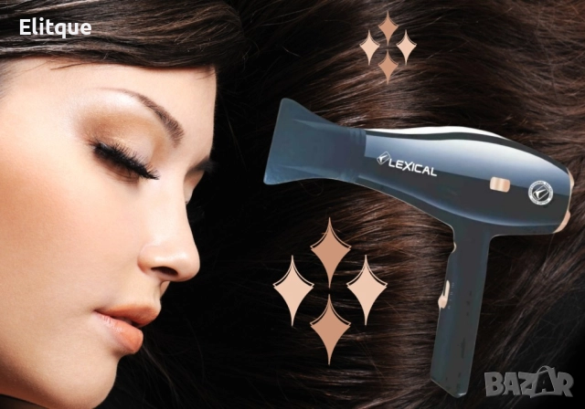 Дамски сешоар Lexical LHD-5063, 1600W, моден дизайн, снимка 3 - Сешоари - 52866088
