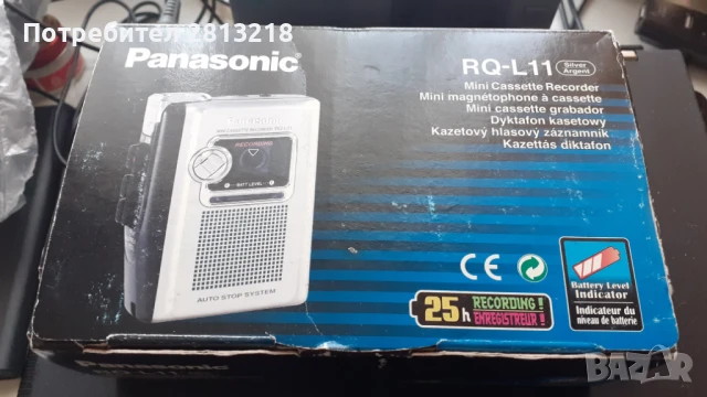 Мини рекордер Panasonic RQ-L11, снимка 2 - Радиокасетофони, транзистори - 50886878
