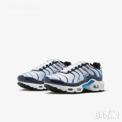 Nike - Air Max Plus номер 38 дамски бял/син Оригинал Код 5062, снимка 6 - Маратонки - 48949044