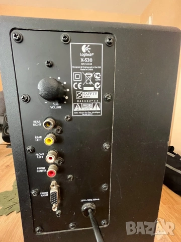 Тонколони 5.1 Logitech X-530, снимка 4 - Тонколони - 53420363