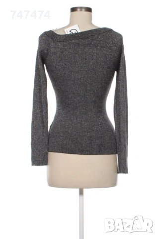 Пуловер с асиметрично деколте AMISU, ХL, снимка 3 - Блузи с дълъг ръкав и пуловери - 54024865