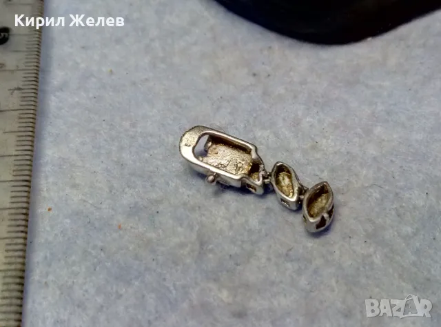 ЧАСТ от РЯДЪК МОДЕЛ СРЕБЪРНА ЗАКОПЧАЛКА със ЗВЕНА от ГРИВНАТА РОДИРАНО СРЕБРО 925 ПРОБА 48681, снимка 10 - Гривни - 49704793