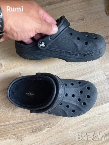 Оригинални черни чехли чехли Crocs ! 36-37 н, снимка 2 - Чехли - 47107948