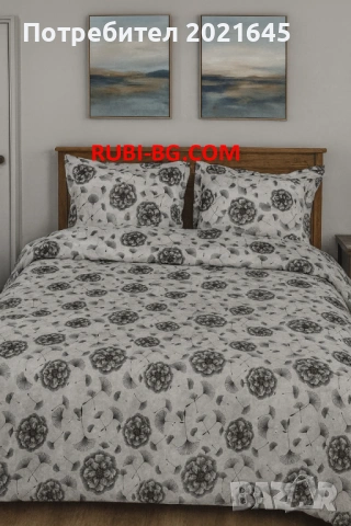 Спален комплект с 2 плика , снимка 3 - Спално бельо - 53503854