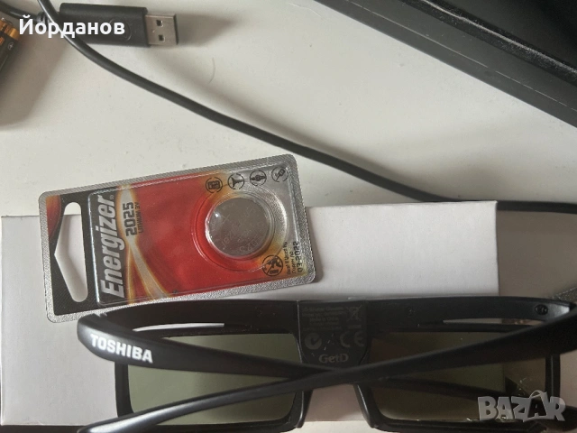 Toshiba Active 3D glasses FTP-AG04G, снимка 2 - Стойки, 3D очила, аксесоари - 53932196