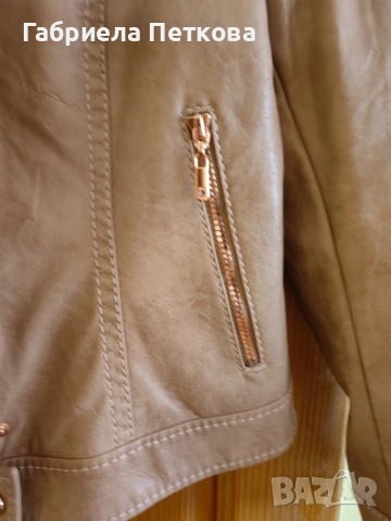 Кожено яке на Кенсол, снимка 4 - Якета - 53837643