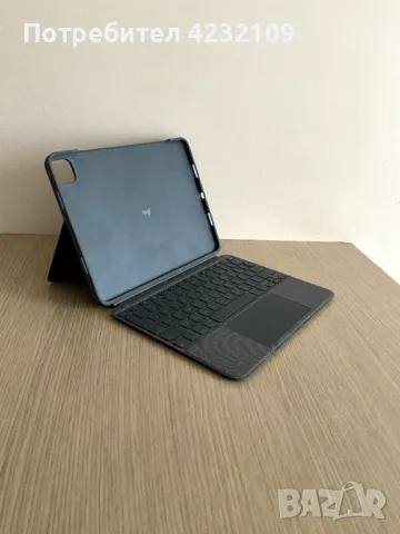 Logitech Combo Touch за iPad Pro 11" кейс, калъф, клавиатура, тракпад, снимка 3 - Таблети - 47208675