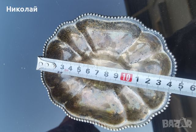 Стара посребрена бонбониера, снимка 8 - Други ценни предмети - 45381416