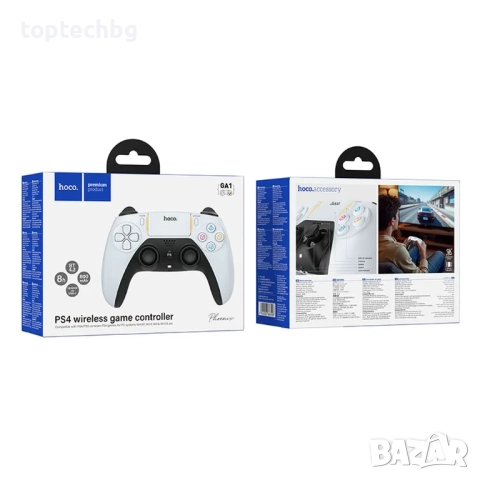 Джойстик за PS5, PS4, PC Hoco GA1 Wireless gamepad, снимка 5 - Аксесоари - 34827319