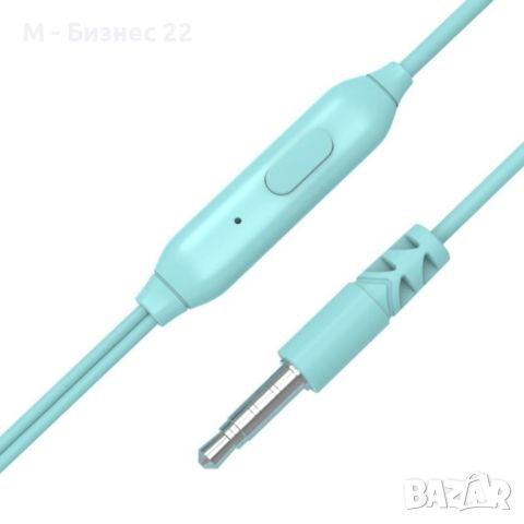 Слушалки EP50 jack 3,5 mm, зелени – XO, снимка 2 - Слушалки, hands-free - 45450021