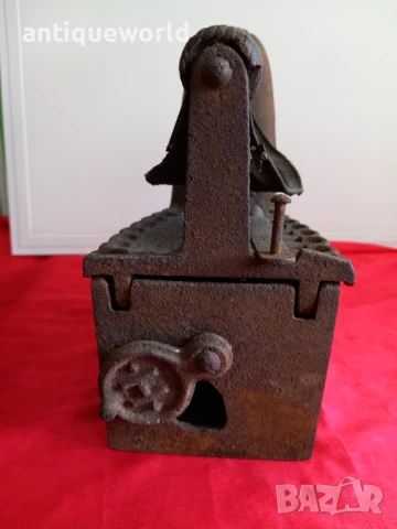 19Век Старинна ЮТИЯ с Комин на Въглища, снимка 3 - Антикварни и старинни предмети - 50816350