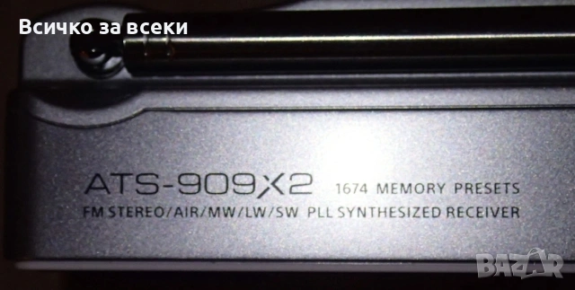 Sangean ATS-909X2 чисто ново, снимка 7 - Радиокасетофони, транзистори - 54047859