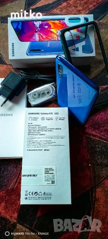 SAMSUNG GALAXY A70-ПЕРФЕКТНО СЪСТОЯНИЕ.ПЪЛЕН КОМПЛЕКТ , снимка 14 - Samsung - 53562657